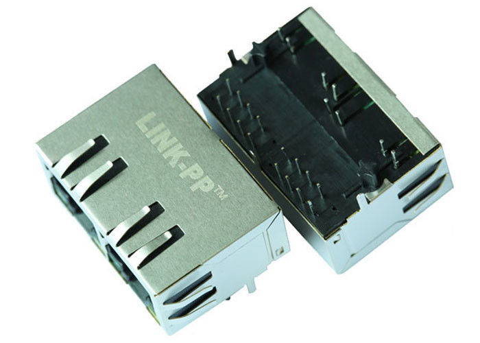 2301996-8 Multi-port RJ45 Jack Double Port Gigabit FastJack