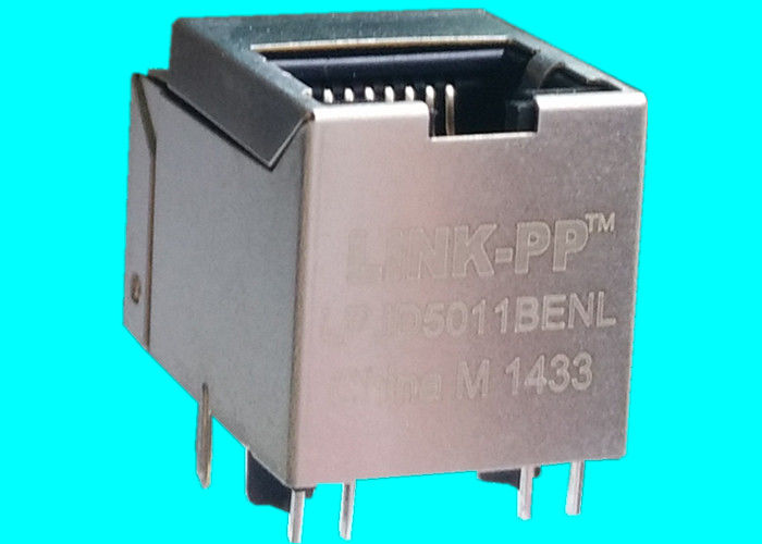 Step File Vertical RJ45 Jack LPJD5011BENL 10 / 100BaseT Integrated