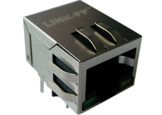 Cat5 Female Connector XFATM2-CLxu1-4MS Rj45 With Integrated Magnetics
