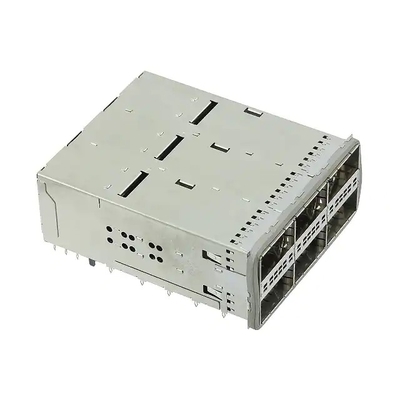 TE 2214565-1 ZQSFP+ 2x3 Cage With Integrated Connector 28 Gb/s