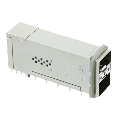 TE 1-2198318-7 zSFP+ 2x1 Cage Connector With Lightpipe 32 Gb/s