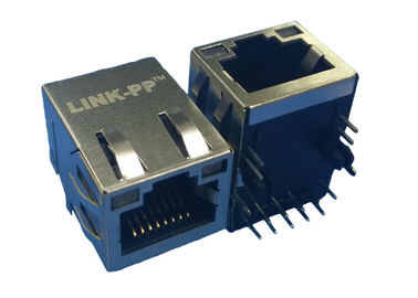 6605833-6 | LPJG16533A4NL PCB Modular Jack 10 pin Rj45 Shielded with Leds