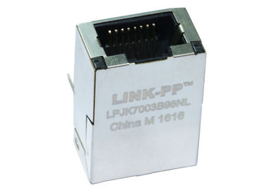 1840718-6 Gigabit  RJ45 Female Connector With LED LPJK7003B98NL For Embedded Board