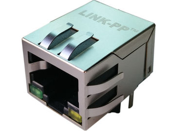 HR911110C 10/100 Base - T Ethernet RJ45 Modular Jack with LED LPJ0034EBNL