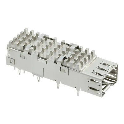 1367645-4 SFP Cage CONN Optical Transceivers W/HSINK Press R/A