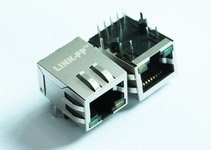 ARJ11E-MCSA-A-B-FM2 Tab Down Magnetic RJ45 Jack 10/100Base-T Power Enable