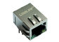 10/100 Base -T Single Port RJ45 Ethernet Jack With LEDs 8 Pin Magnetics Connector