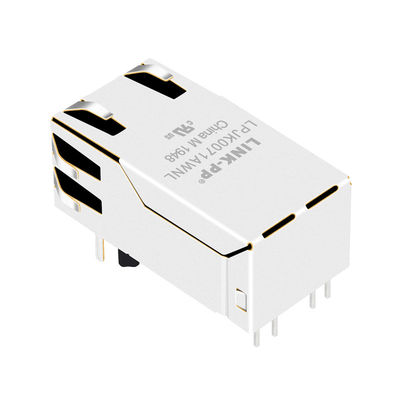 0826-1G1T-23-F Rj45 Modular Jack Female Rj45 Tab-up 12 Cores 10/100/1000 Base-T