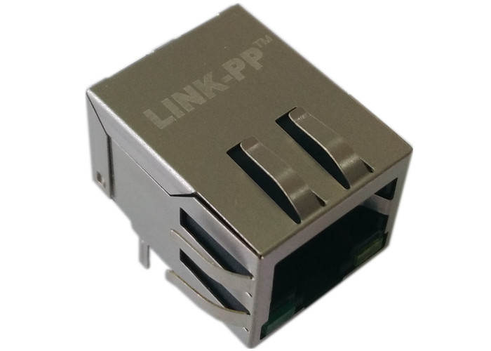 Green LED Rj45 LPJ0012GFNL Single Port Modular Plug Ethernet 10/100Mbps