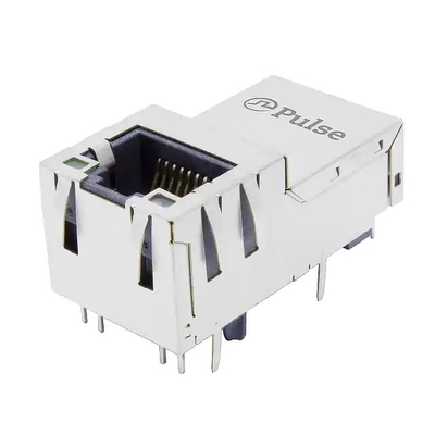 Pulse J1V-U2100NL Compatible LINK-PP 1000 Base-T Vertical Rj45 jack With YG/G Led