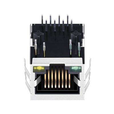 Resistor LED Rj45 LPJ0012A73NL Single Port Fast Ethernet Connectors
