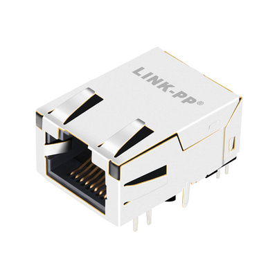 L829-1J1T-43 1000BASE-T MagJack RJ45 Low Profile Tab Up OG/Y Leds