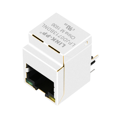 HFJV1-1G01-L12RL 1000 Base-T RJ45 Vertical Connector Yellow/Green Leds LPJD0713BDNL