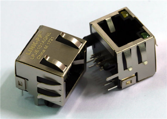 8P8C RJ45 Modular Jacks PCB Mount, Shielded & Unshielded Types
