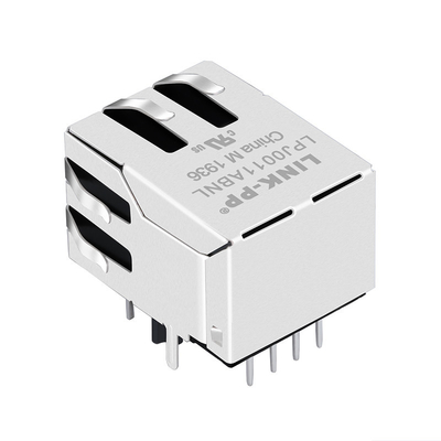 High Speed Magnetic Rj45 Connector Modular J00-0065NL With LEDs