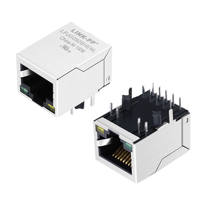 1x1 Port 1000Mbps POE+ RJ45 Modular Jack With Transformer LPJG0926HENL