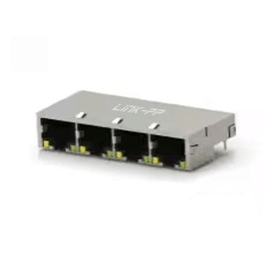 Shielded 1x4 Low Profile RJ45 Connector 1888251-1 1888251-2 1888251-5