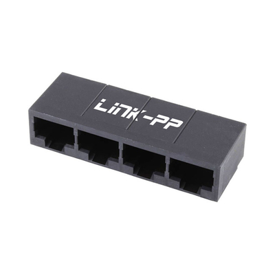 4 Ports Low Profile Modular Jacks 43223-8140 Right Angle