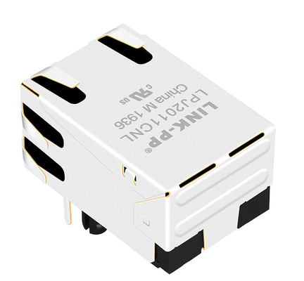 LPJ2011CNL 10/100 Base-T RJ45 MagJack 1x1 Port Tab Up Without LED
