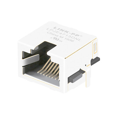 Modular Low-Profile RJ45 Jack SMT Mid Mount Shielded Tab Up 8.5mm ISO9001