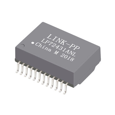 749052051 10G Base -T 24 Pin Single Port 1A SMD PoE+ Lan Transformer Modules LP72431ANL