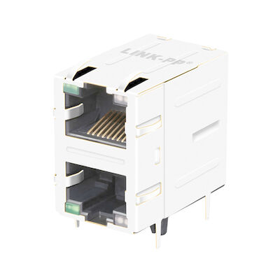 RM3-KA-0005 1000 Base-T 2x1 Port RJ45 Mmagnetic Jack LPJG17549A8NL