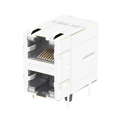 6368011-4 2x1 Port RJ45 Connector Without Magnetics LPJE17200A31NL