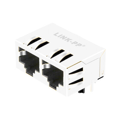 5406566-2 10/100 Base-T 1x2 Port Without Magnetics RJ45 Ethernet Connector Modules LPJEF102CNL