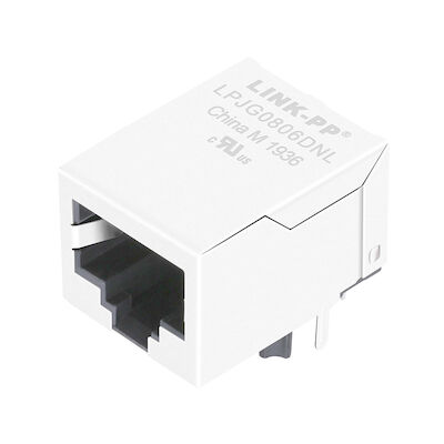 HR901130A RJ45 With Integrated 10/100BT Magnetics THT Shielded LPJG0806DNL