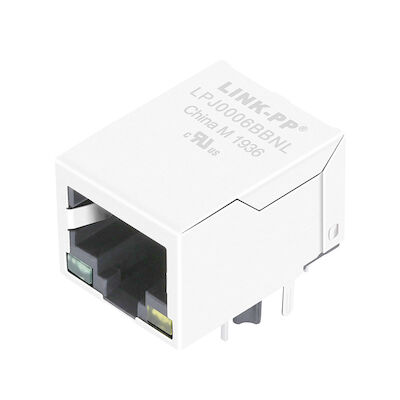 LPJ0006BBNL 4 magnetic cores RJ45 Shielded Socket 10/100Mbps Ethernet