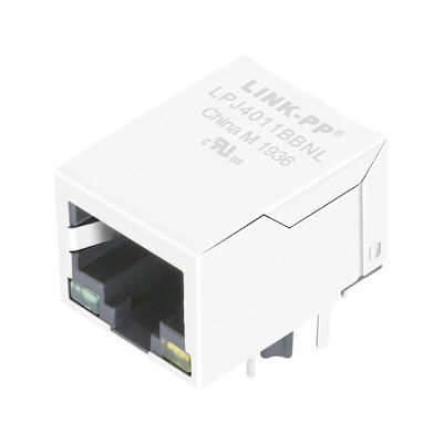 MJF13T45L-KX06B3GY43-0808 Rj45 Modular Jack Integrated Transformer 8p8c