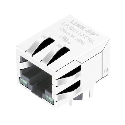 LPJ0011ACNL RJ45 1 x 10/100 Mbit Ethernet LED Indicators 8p8c