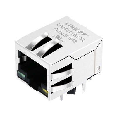 J00-0076 RJ45 Modular Jack Integrated 10 /100Base-T LPJ4011GENL IP-PBX
