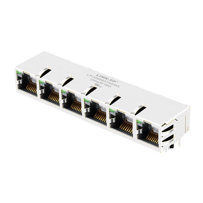 JG0-0070NL Gigabit Lan 1x6 Port Registered Jacks Internet RJ45 Ethernet Connectors