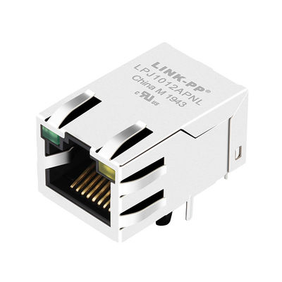 J1012F21R 10/100BT RJ45 With Integrated Magnetics Shielded Connector LPJ1012APNL
