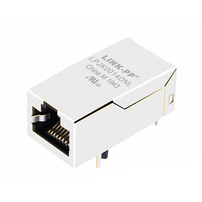 JK0-0018NL 1x2 Port 1000 Base-T Without Led Ethernet Lan Port Network Jack RJ45 Industrial Ethernet Connector