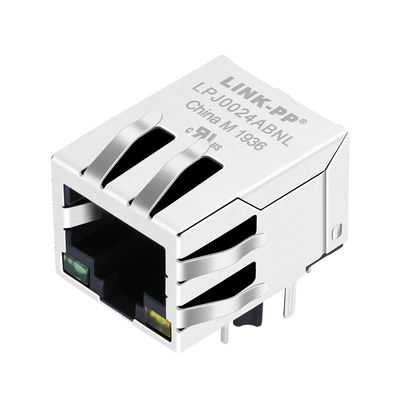 J0024D21BNL Green / Yellow Led 1x1 Port Rj45 8p8c Modular Connector