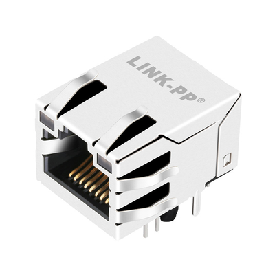 E5J88-44LHS4-LT Through Hole RJ45 Modular Jack Tab Up 1 Port 8p8c