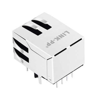 A836-1A1T-91B Tab Down 10/100 BASE-T Single Port Female RJ45 Jack With G/Y Led