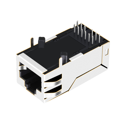 0816-1X1T-M1-F 1000 BASE-T POE RJ45 Magjack Without led Tab Up Through Hole