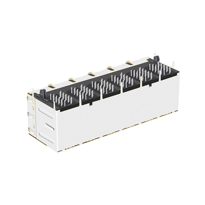 JT5-2610CNL 10G Base-T 2x6 Port RJ45 Magnetic Jacks SIDE ENTRY 12PIN With Led