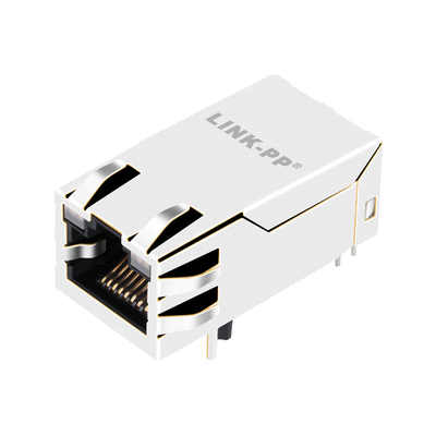 56F-18012DDD2NL Single Port POE RJ45 Female Connector 2.5G BASE-T Tab UP With Led
