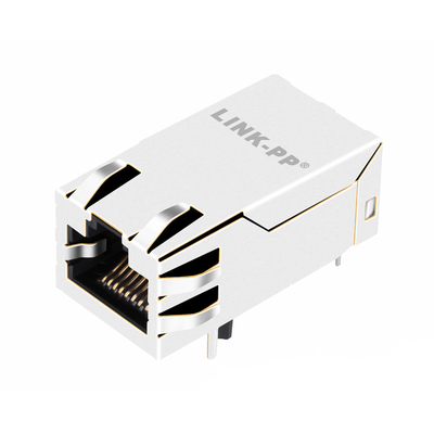 HFJT1-2GH4PRL 1A Single Port 2.5G BASE-T PoE RJ45 Magjack Tab Up Without LED