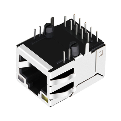 RT7-174AAK1A 100/1000 Base-T Single Port RJ45 Female Connector Tab Up Yellow/Green&Orange Led