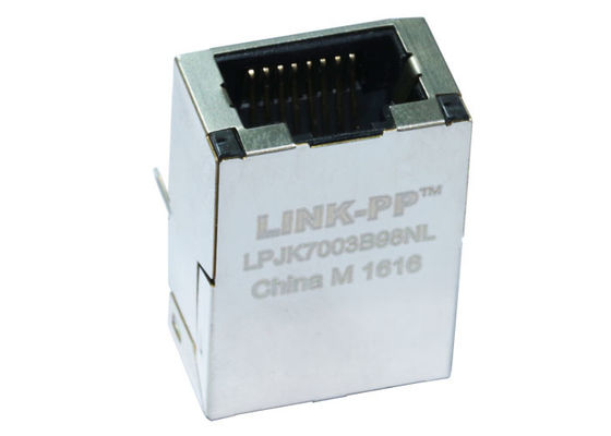 1840718-6 Gigabit RJ45 Female Connector With LED LPJK7003B98NL For ...