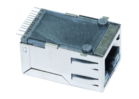 RJ-SM002NL SMT RJ45 Connector 1X1 Port Tab Up With 10 / 100M LPJ3011ABNL