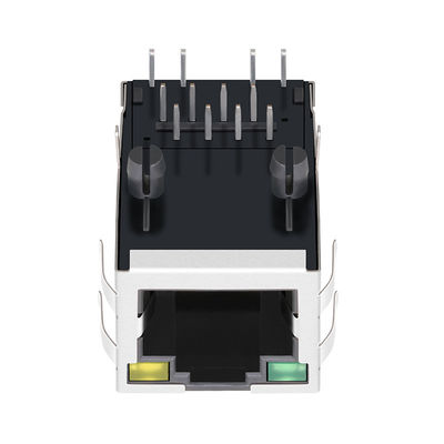 J1012F21R 10/100BT RJ45 With Integrated Magnetics Shielded Connector ...