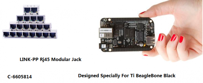 Gigabit Circuit Shielded Magnetic RJ45 Jack For Wireless IPC boards