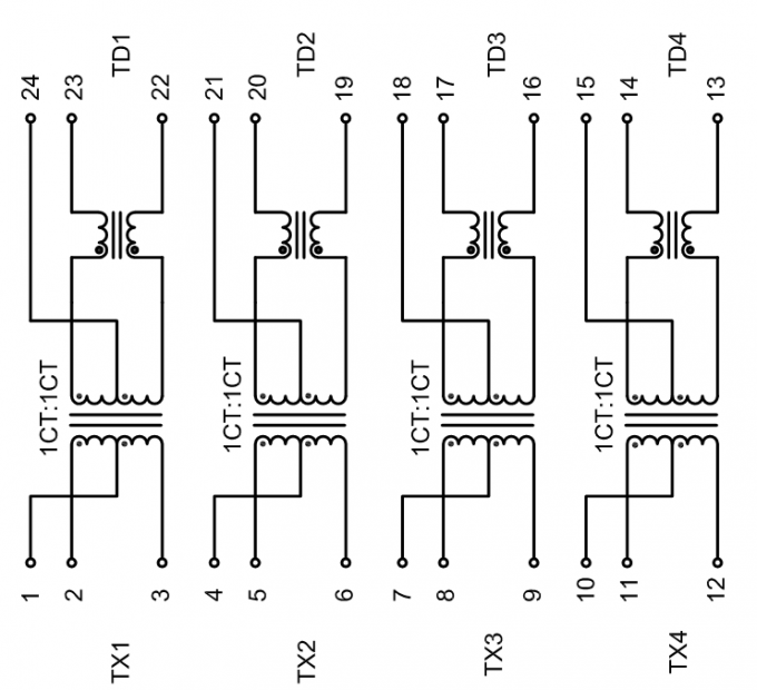 G2401CG 1000 Base Transformer with IEEE 802.3ab Gigabit