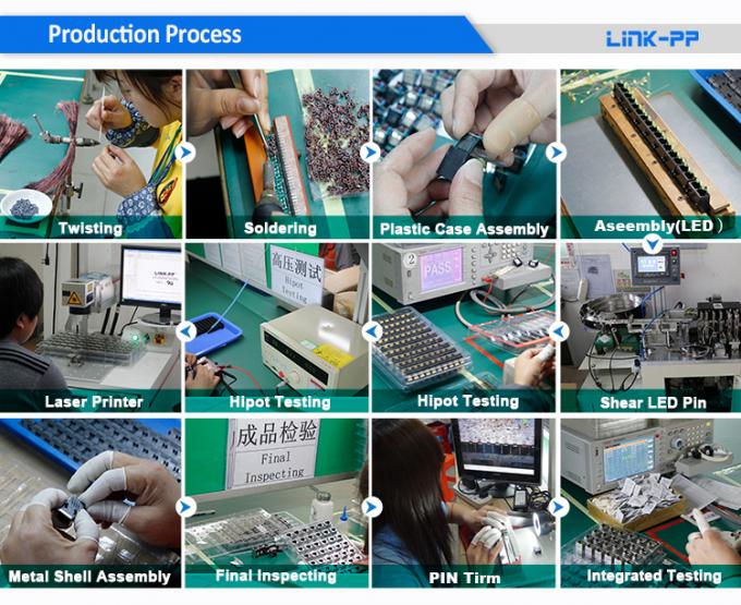 SK02-111006NL 10/100 Base-T RJ45 Modular Jack Tab Down With G/Y Leds ...